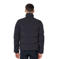 Doudoune homme à col montant Equestro Noir