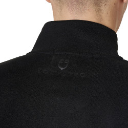 Herenfleece met hoge kraag van fleece met driekwart ritssluiting Equestro heren Herenfleece met hoge kraag van fleece met driekwart ritssluiting Equestro heren