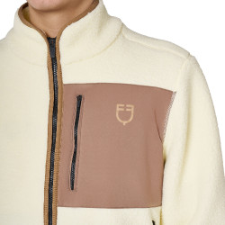 Sweatshirt homme en polaire teddy avec poche frontale Equestro Sweatshirt homme en polaire teddy avec poche frontale Equestro