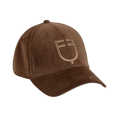 Unisex honkbalpet van fluweeleffect-stof Equestro Unisex honkbalpet van fluweeleffect-stof Equestro