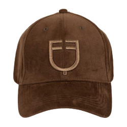 Unisex honkbalpet van fluweeleffect-stof Equestro Unisex honkbalpet van fluweeleffect-stof Equestro