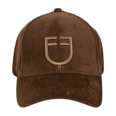 Unisex honkbalpet van fluweeleffect-stof Equestro Unisex honkbalpet van fluweeleffect-stof Equestro