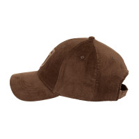 Casquette unisexe de baseball en tissu effet velours Equestro