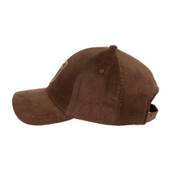 Unisex honkbalpet van fluweeleffect-stof Equestro Unisex honkbalpet van fluweeleffect-stof Equestro