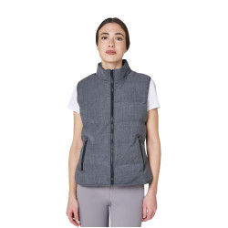 Veste sans manches femme matelassé en laine Equestro Veste sans manches femme matelassé en laine Equestro