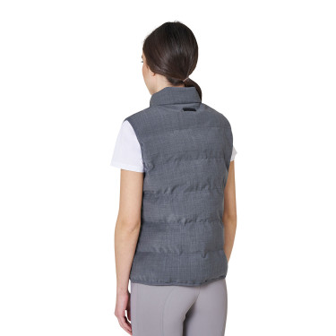 Veste sans manches femme matelassé en laine Equestro Veste sans manches femme matelassé en laine Equestro