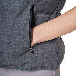 Veste sans manches femme matelassé en laine Equestro Veste sans manches femme matelassé en laine Equestro