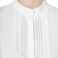 Polo de concours femme chemise avec strass Equestro Polo de concours femme chemise avec strass Equestro
