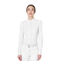 Dames wedstrijdpoloshirt met mesh-inzetten Equestro