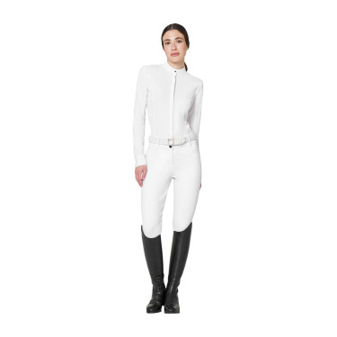Dames wedstrijdpoloshirt met mesh-inzetten Equestro Dames wedstrijdpoloshirt met mesh-inzetten Equestro
