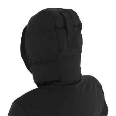 Doudoune femme à capuche Equestro Noir Doudoune femme à capuche Equestro Noir