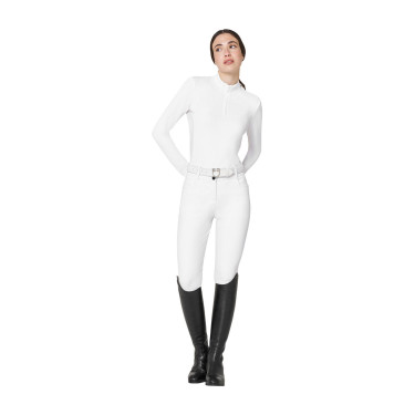Basic dameswedstrijdpolo met mesh-inzetstukken Equestro dames Basic dameswedstrijdpolo met mesh-inzetstukken Equestro dames
