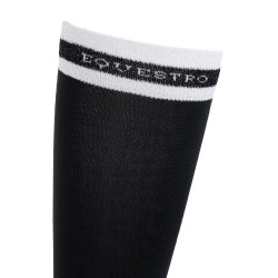 Chaussettes femme avec inserts en Lurex Equestro Chaussettes femme avec inserts en Lurex Equestro