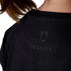 Meisjes T-shirt Sporty & Chic van katoen Equestro kinderen Meisjes T-shirt Sporty & Chic van katoen Equestro kinderen