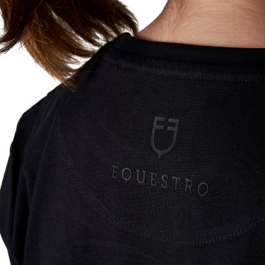 Meisjes T-shirt Sporty & Chic van katoen Equestro kinderen Meisjes T-shirt Sporty & Chic van katoen Equestro kinderen