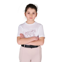 T-shirt fille Stone Horse en coton Equestro T-shirt fille Stone Horse en coton Equestro
