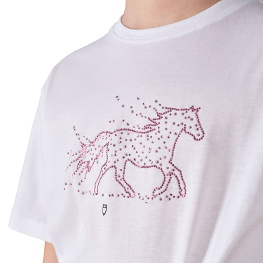 Meisjes T-shirt Stone Horse in katoen Equestro kinderen