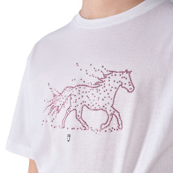 T-shirt fille Stone Horse en coton Equestro T-shirt fille Stone Horse en coton Equestro