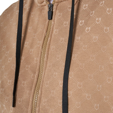 Sweat à capuche femme monogramme Equestro Sweat à capuche femme monogramme Equestro