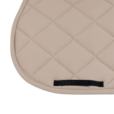 Tapis de selle de saut avec matelassage en losanges et logo brodé Equestro Tapis de selle de saut avec matelassage en losanges et logo brodé Equestro