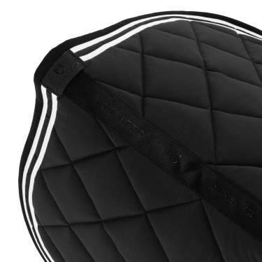 Tapis de saut Double Stripes en tissu technique Equestro Noir Tapis de saut Double Stripes en tissu technique Equestro Noir