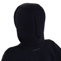 Sweat à capuche zippé unisexe enfant Equestro Noir / noir