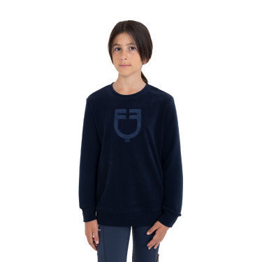 Unisex kinderrondehals sweatshirt in fleece Equestro