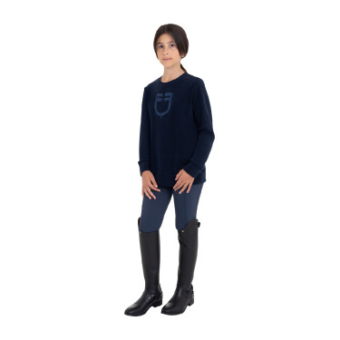 Unisex kinderrondehals sweatshirt in fleece Equestro