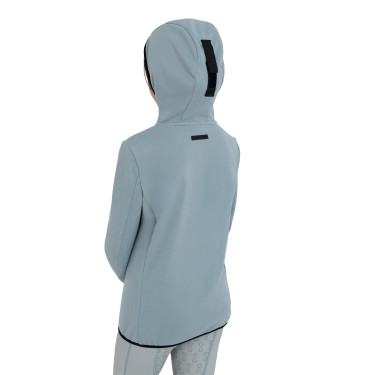 Unisex kinderfleece met rits Equestro Leigrijs Unisex kinderfleece met rits Equestro Leigrijs