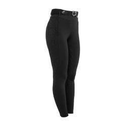 Dameslegging met hoge taille met riemlussen en strass Equestro dames