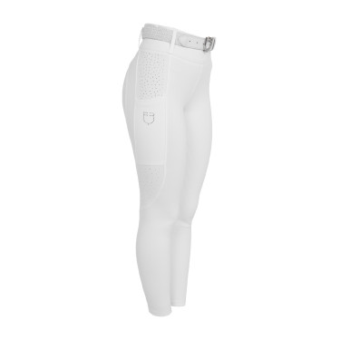 Leggings femme taille haute avec passants et strass Equestro Leggings femme taille haute avec passants et strass Equestro