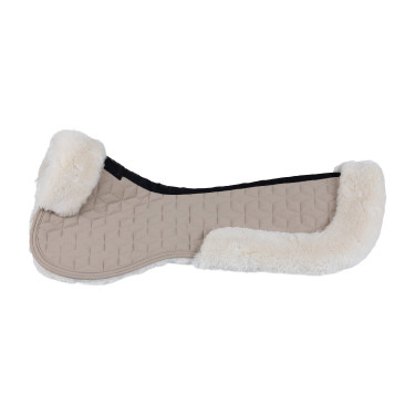 Compensator van technische stof en lamswol met kubusquilt Equestro Kasseisten / antiek wit Compensator van technische stof en lamswol met kubusquilt Equestro Kasseisten / antiek wit