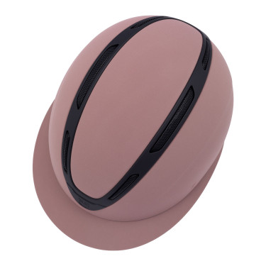 Casque Apocalypse femme coque recouverte de tissu homologation ASTM F1163-23 Equestro Antler Beige