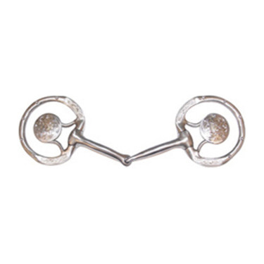 Satin Western-bit met bewerkte ringen Pool’s Satin Western-bit met bewerkte ringen Pool’s