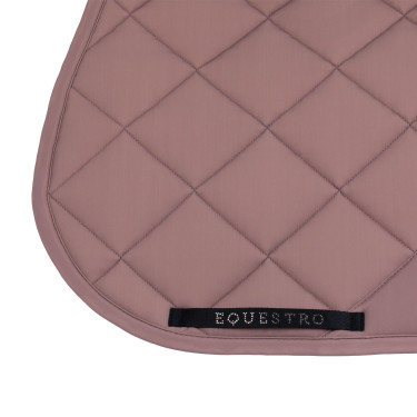 Tapis de selle de saut logo en strass Equestro Antler Beige