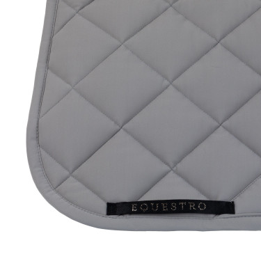 Dressuursingeldek Equestro-logo met strass IJsgrijs / ijsgrijs Dressuursingeldek Equestro-logo met strass IJsgrijs / ijsgrijs