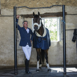 Wedstrijdjasje Equithème Dublin Marineblauw