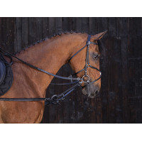 Enrênement caoutchouc Riding World Noir Enrênement caoutchouc Riding World Noir