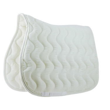 Tapis de selle Equithème Polyfun Blanc / blanc