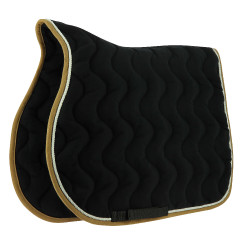 Tapis de selle Equithème Polyfun Noir / taupe