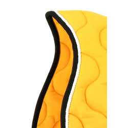 Tapis de selle Equithème Polyfun Jaune / noir