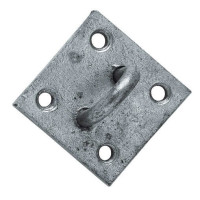 Verzinkte bevestigingsring voor paardrijmateriaal Verzinkte bevestigingsring voor paardrijmateriaal