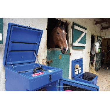 Verticale Rijdende Transportkist La Gée Blauw