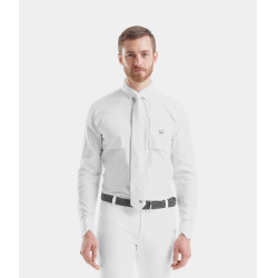 Design Heren wedstrijdshirt met lange mouwen voor paardrijden Horse Pilot