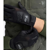 Gants de compétition d'équitation Horse Pilot Noir