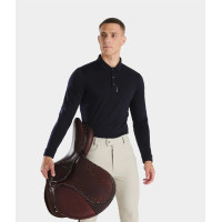 Polo Merinos en laine de mérinos homme Horse Pilot