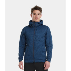 Herensweater met rits paardrijden Horse Pilot Tempest Marine Marineblauw