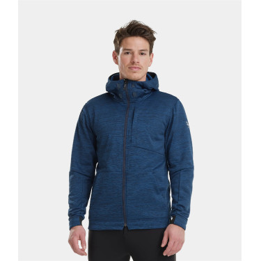 Herensweater met rits paardrijden Horse Pilot Tempest Marine Marineblauw