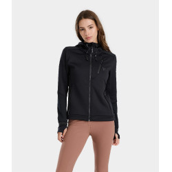 Dames paardrijcapuchonvest met rits Quest Horse Pilot