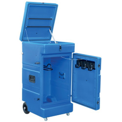 Verticale Rijdende Transportkist La Gée Blauw